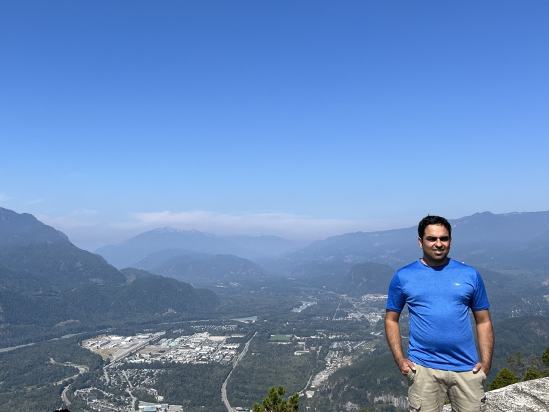 View from the Second Peak at The Chief Hiking